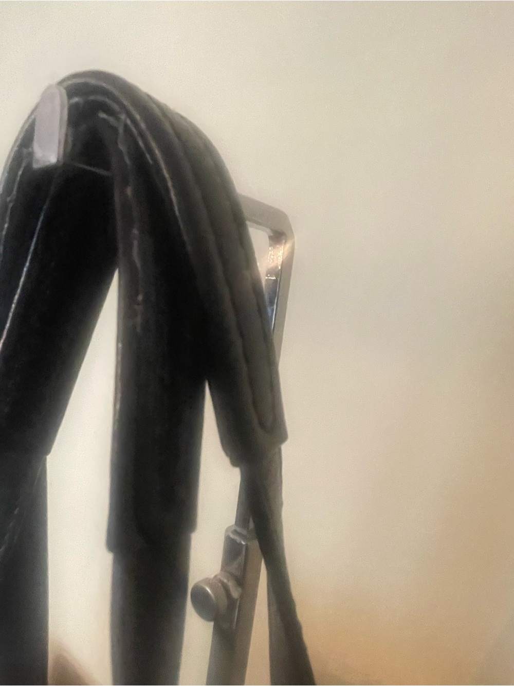 Coach Ashley Black Leather Convertible Satchel - Picture 4 of 12